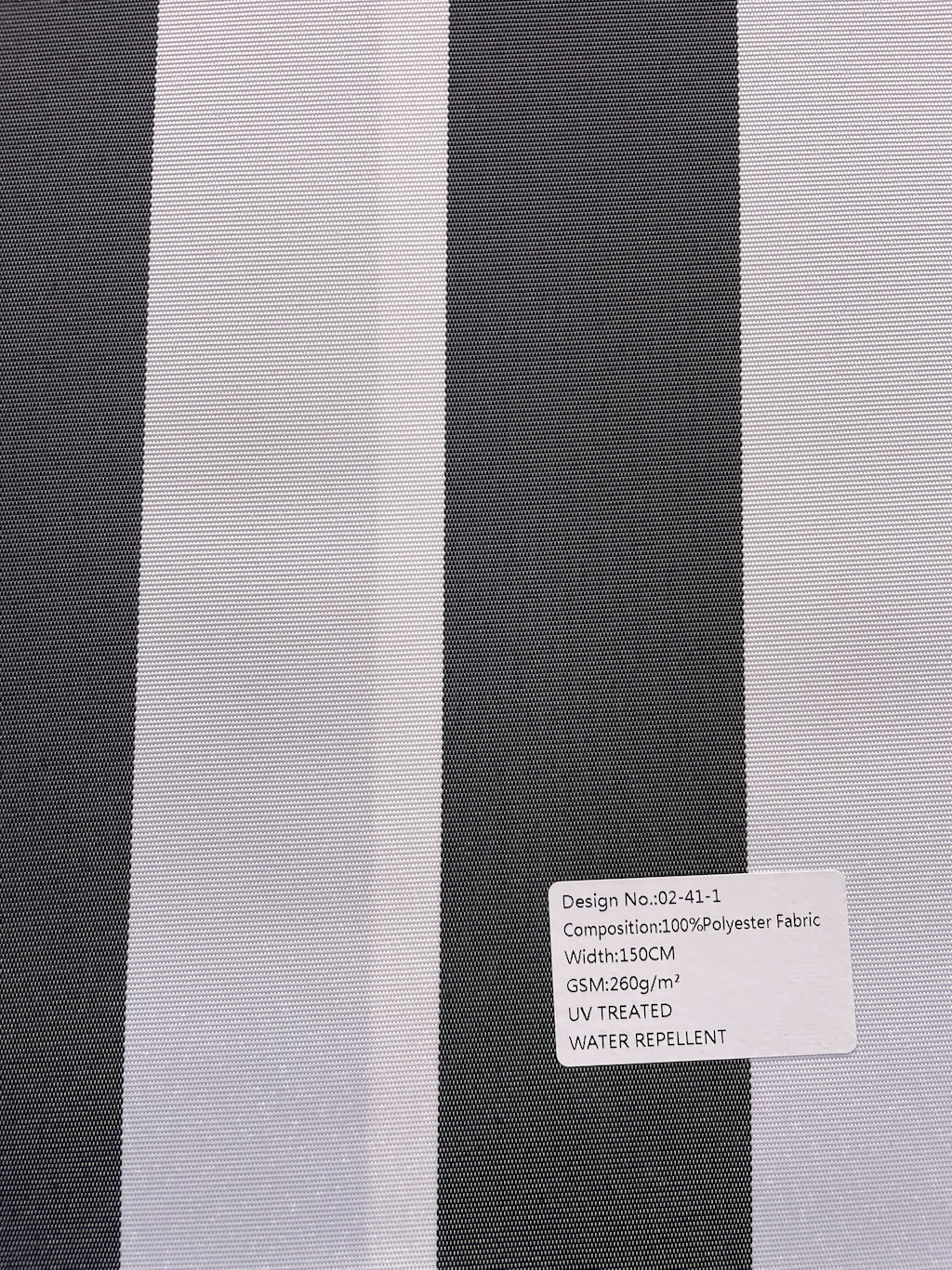 Pool pillow black striped