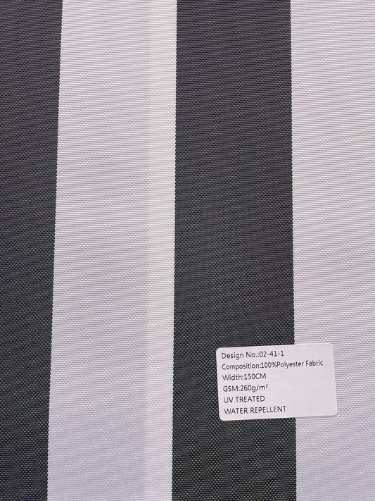 Pool pillow grey striped